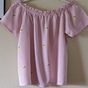 Must Have striped lemon top